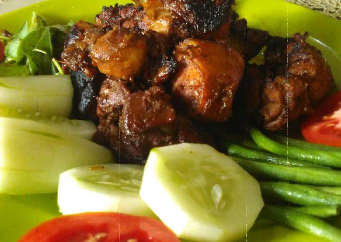 Ayam bakar kecap pedas