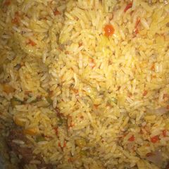Jollof rice A picture of Jollof rice.