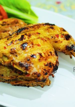 Foto resep Ayam bakar bumbu padang