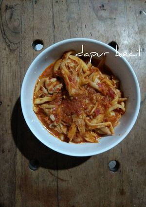 Foto resep Jamur tiram bumbu pedas