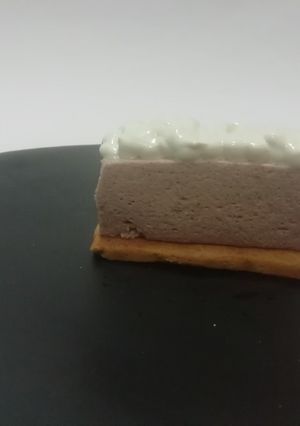 Una foto de Crema montada de limón
