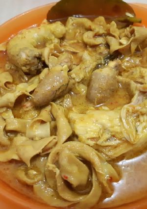 Foto resep Usus ayam bumbu kuning