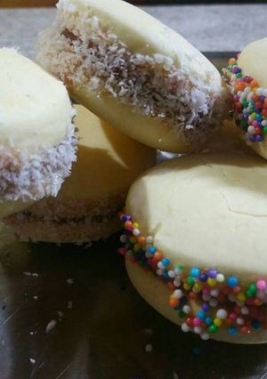 Una foto de Alfajores de maicena