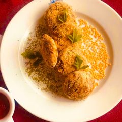 A picture of Moong daal Tikki.