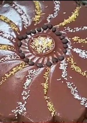 صورة لوصفة كيكة مول الوردة