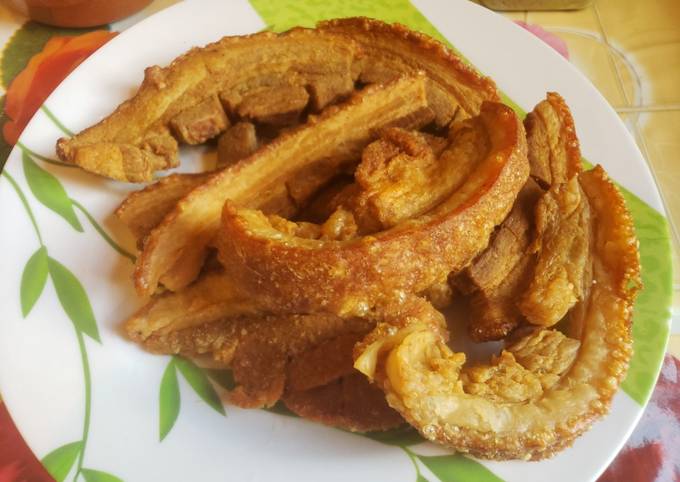 Chicharrón Crujiente Hecho En Casa Receta De Elvia- Cookpad