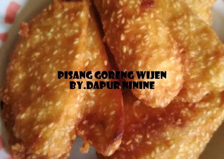 🍌 pisang goreng wijen