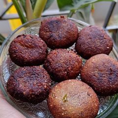 A picture of Sweet Potato Tikki.