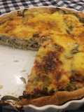 Quiche de alcachofas y champiñones 🍄