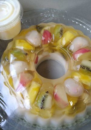 Foto resep Puding buah praktis