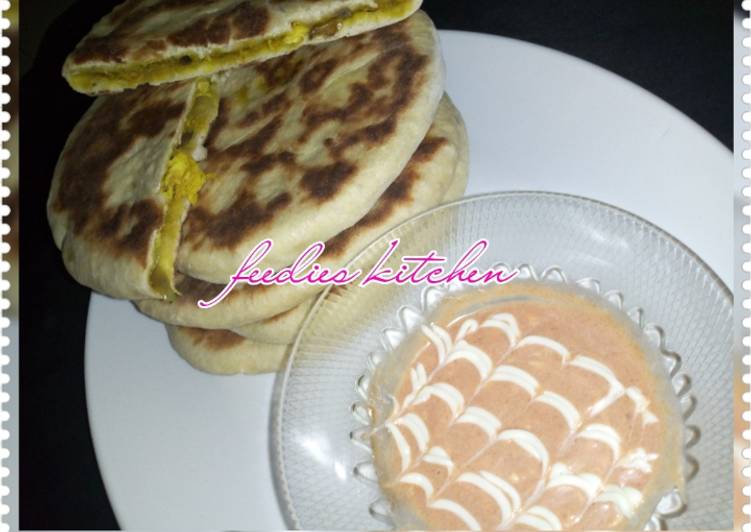 Recipe of Super Quick Homemade Stuffed pita bread