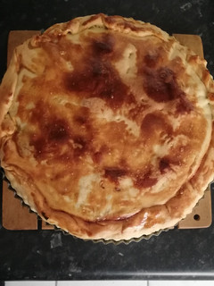 Una foto de Pastel de acelgas y espinacas