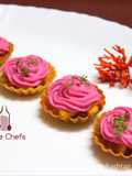 Corn Canapés with Pink frost