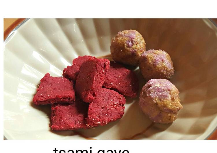 tasty Tsami gaye Using zobo extract as colourant Recipe | Easiest way to make Tsami gaye Using zobo extract as colourant how to make