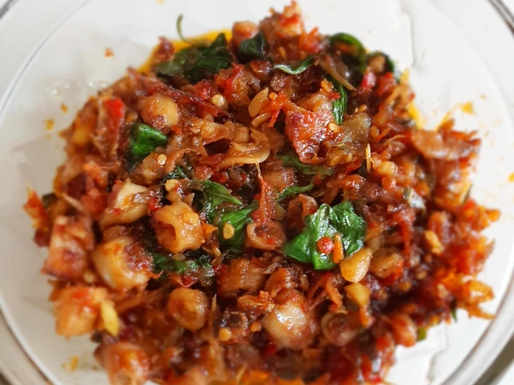 Cara Gampang Menyiapkan Resep Sambal Hot Baby Cumi 🌶🐙 yang  Bikin Ketagihan Anti Ribet, Lezat Sekali