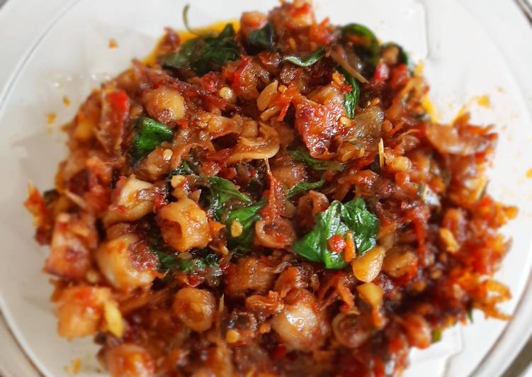 Resep Sambal Hot Baby Cumi 🌶🐙 yang Lezat