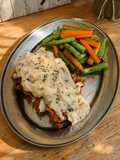 Chicken Steak Carbonara Creamy Sauce