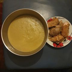 A picture of Slow cooker Chicken in Curry Sauce.