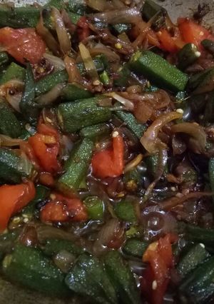 A picture of Masala bhindi fry.
