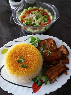 عکسی از دستور ماهی قزل آلا