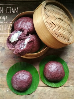 Foto resep Bakpao Ketan Hitam isi Unti Kelapa