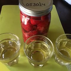 A picture of California Farm Strawberry Margeritas.