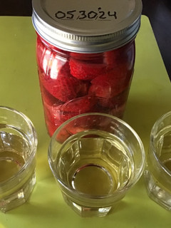 A picture of California Farm Strawberry Margeritas.