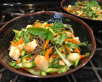 Easy Making Recipe Super Quick  Easy Asian Inspired Cold Noodle Salad Delicious Nutritious