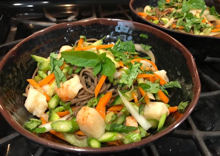 Step-by-Step Guide to Cook Appetizing Super Quick & Easy Asian Inspired Cold Noodle Salad