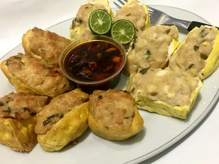Cara Sederhana Membikin Resep  🍣🥢Bakso tahu goreng/kukus (daging ayam) yang Sempurna, Sempurna