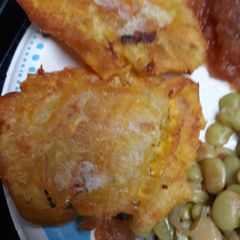 A picture of Fried Salted Green Plantains.