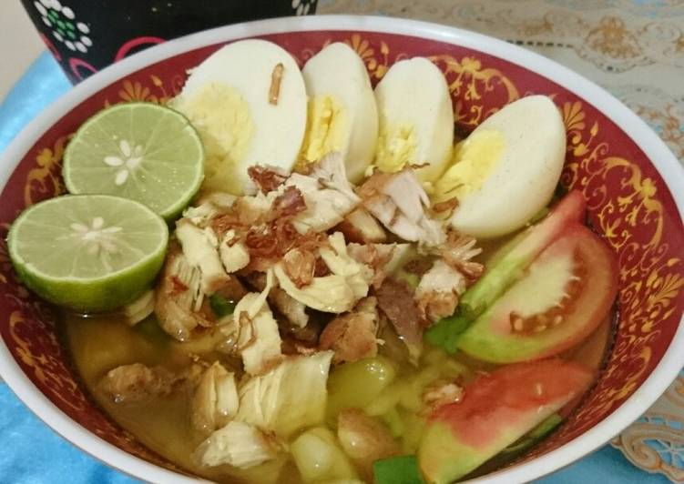 Langkah Mudah Membuat Soto Ayam Bumbu Instan, Enak