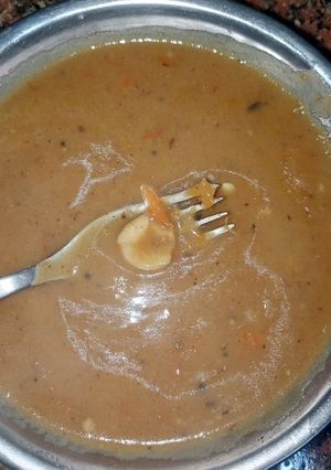 صورة لوصفة شوربة جمبري بالدقيق