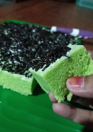 Foto resep Bolu kukus pandan