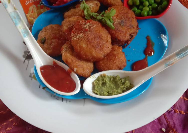 How to Prepare Crispy and crunchy potato tikki in 23 Minutes for Family