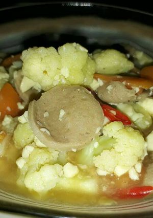 Foto resep Cah Kembang Kol Bakso Sapi