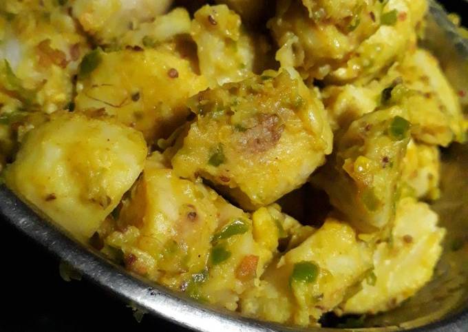 How to Prepare Favorite Dry and green arbi