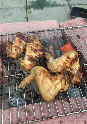 A picture of Singapore BBQ Chicken Wing (overnight marinate).