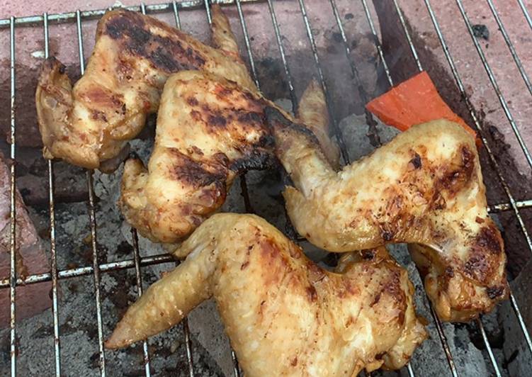 Recipe of Award-winning Singapore BBQ Chicken Wing (overnight marinate)