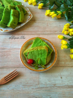 Foto resep Basic Pandan Chiffon Cake