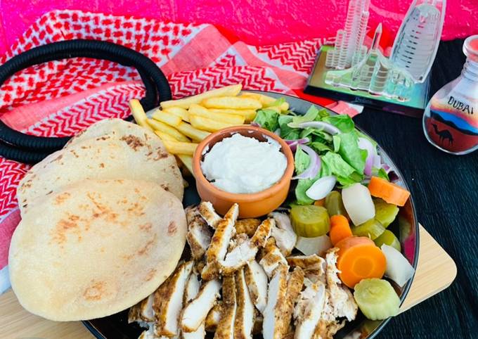Chicken Shawarma Platter Recipe