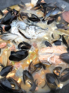Una foto de Mariscos al disco
