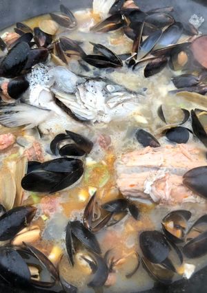 Una foto de Mariscos al disco