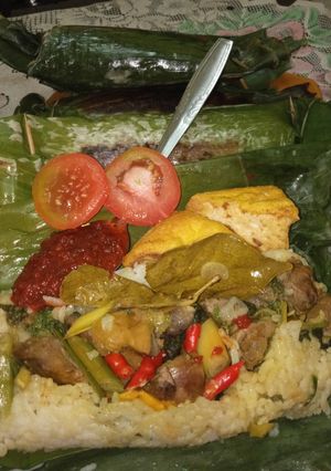 Foto resep Nasi bakar ati ampela kemangi