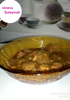A picture of Pepper soup in kayan ciki.(Offal).