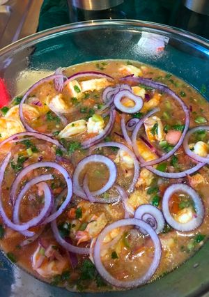 Una foto de Ceviche de Camarón