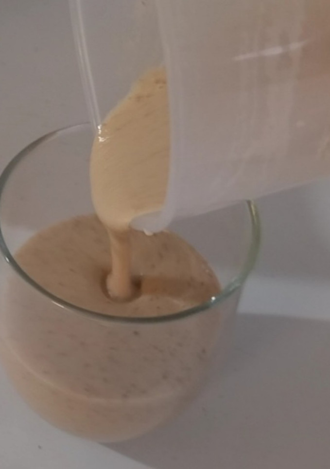 Una foto de Smoothie de "cookie dough"