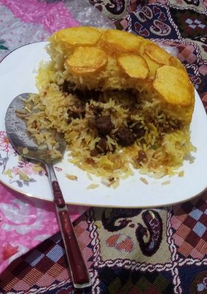 عکسی از دستور قمبر پلو