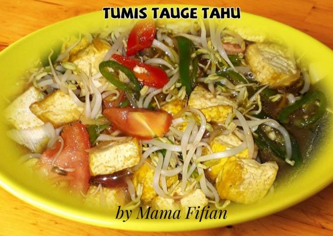 Tumis Tauge Tahu