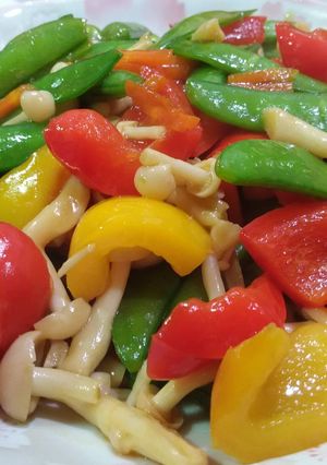 肉豆炒甜椒 的食譜成品照片